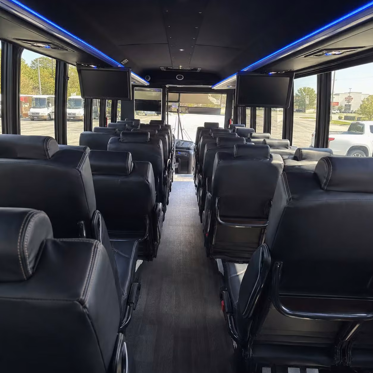 25 passenger minibus interior