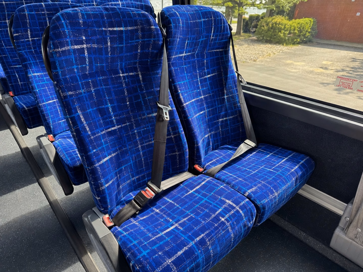 56 passenger charter bus interior