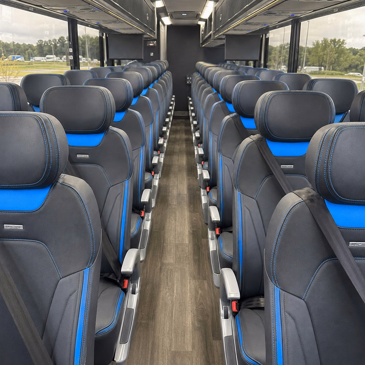 springfield charter bus interior