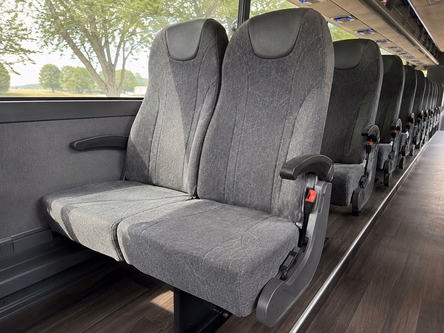 springfield charter bus rental interior