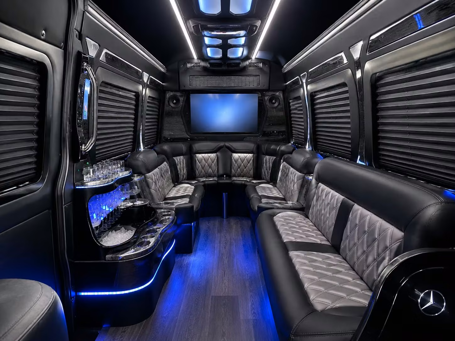 sprinter van transportation for groups and events across springfield